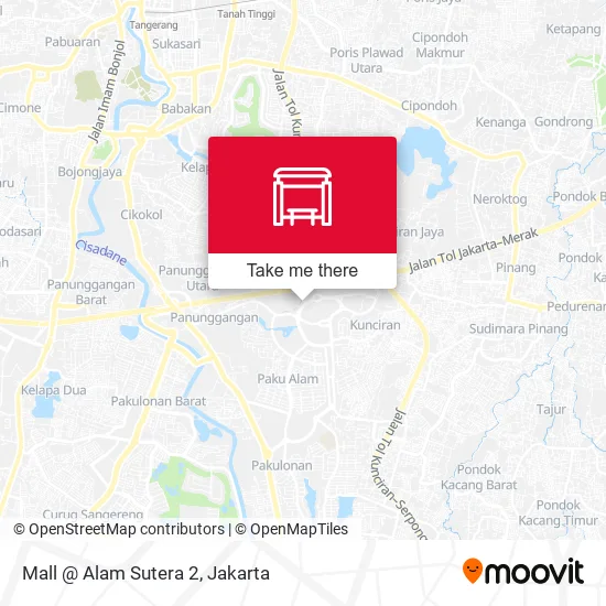 Mall @ Alam Sutera 2 map