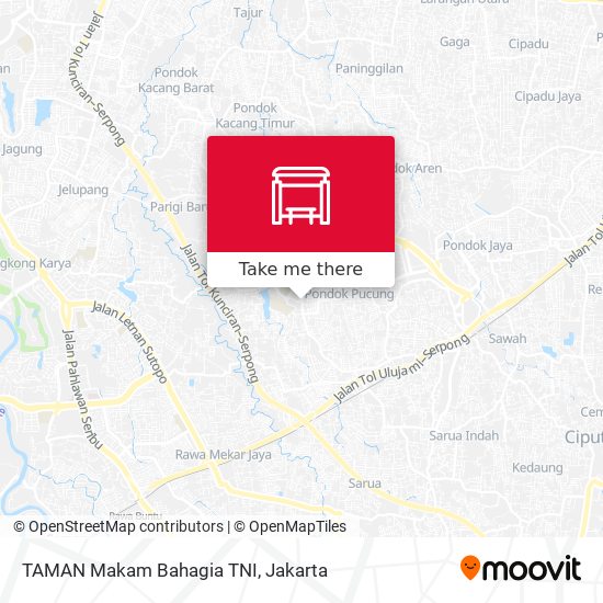 TAMAN Makam Bahagia TNI map