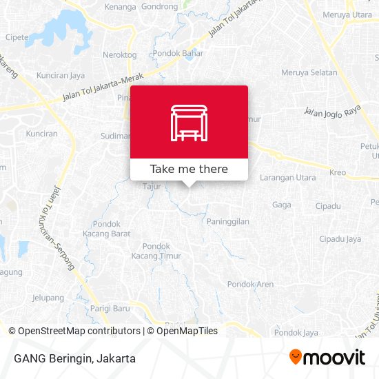 GANG Beringin map