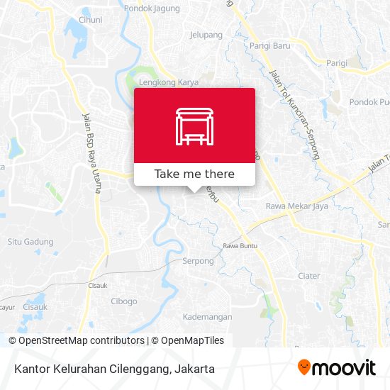 Kantor Kelurahan Cilenggang map