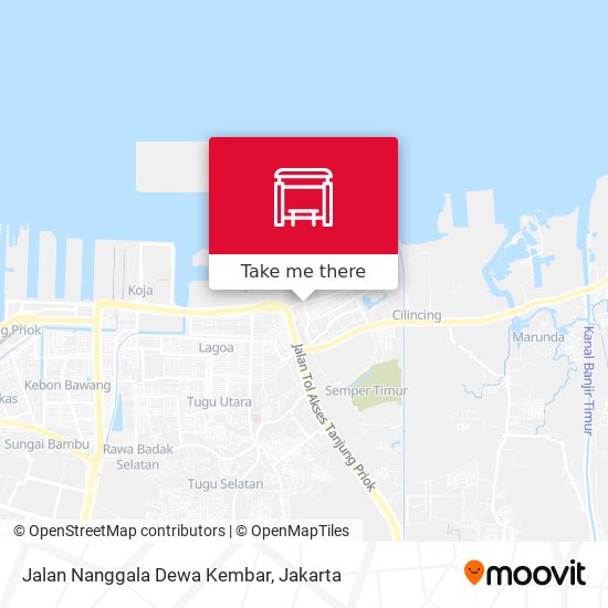 Jalan Nanggala Dewa Kembar map