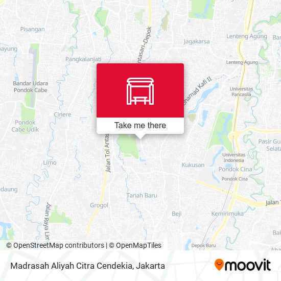 Madrasah Aliyah Citra Cendekia map