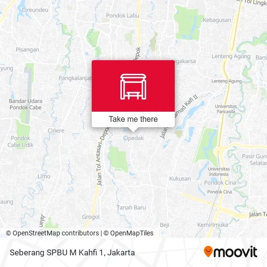 Seberang SPBU M Kahfi 1 map