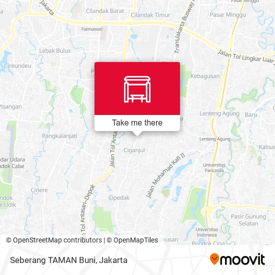 Seberang TAMAN Buni map
