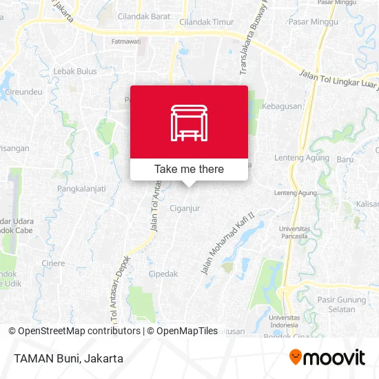 TAMAN Buni map