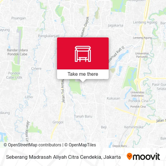 Seberang Madrasah Aliyah Citra Cendekia map