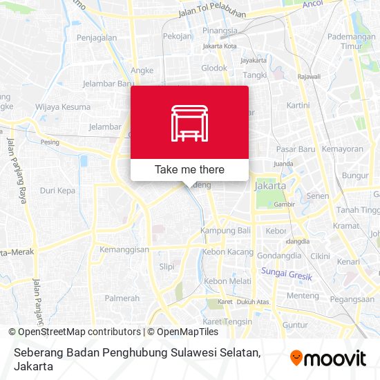 Seberang Badan Penghubung Sulawesi Selatan map