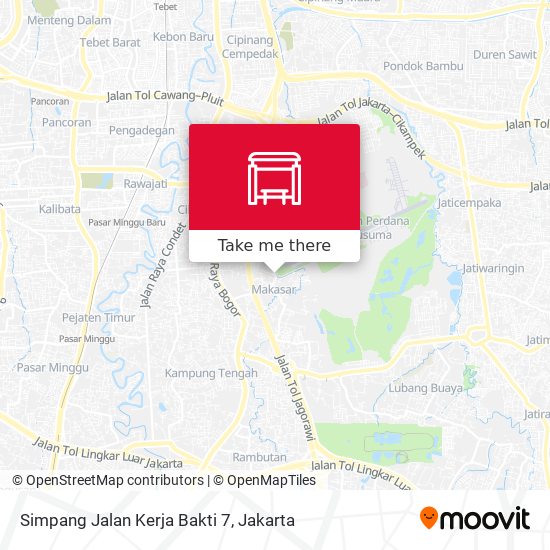 Simpang Jalan Kerja Bakti 7 map