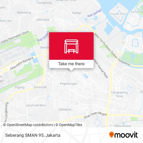 Seberang SMAN 95 map