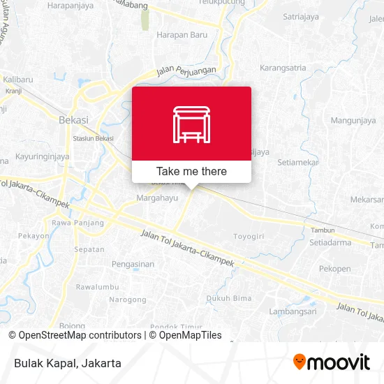 Bulak Kapal map