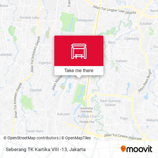 Seberang TK Kartika VIII -13 map
