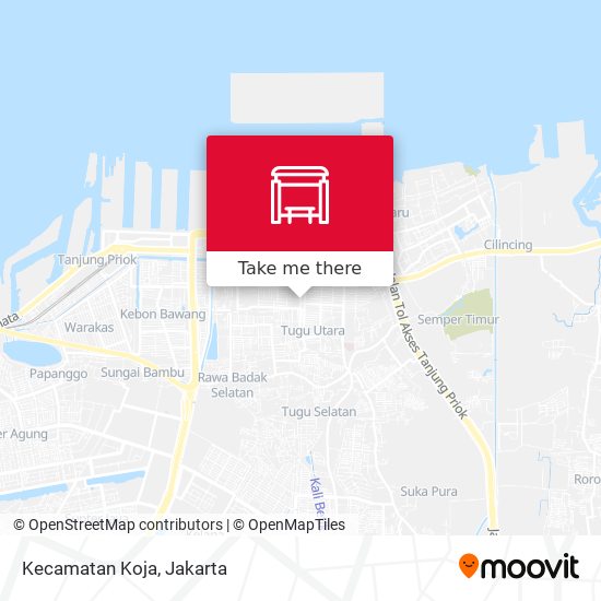 Kecamatan Koja map