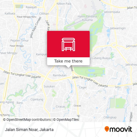 Jalan Siman Noar map