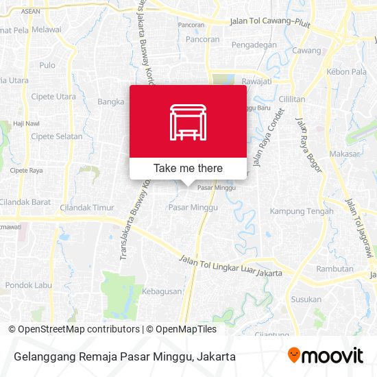 Gelanggang Remaja Pasar Minggu map
