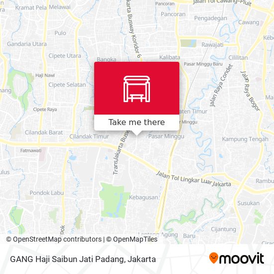 GANG Haji Saibun Jati Padang map