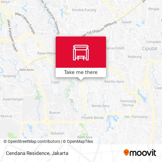 Cendana Residence map