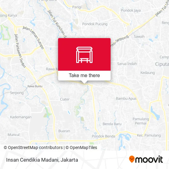 Insan Cendikia Madani map