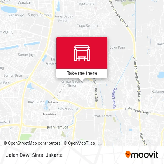 Jalan Dewi Sinta map