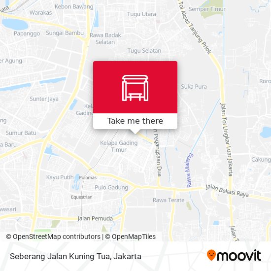 Seberang Jalan Kuning Tua map