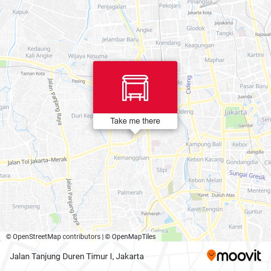 Jalan Tanjung Duren Timur I map