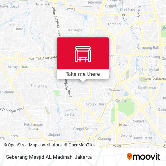 Seberang Masjid AL Madinah map