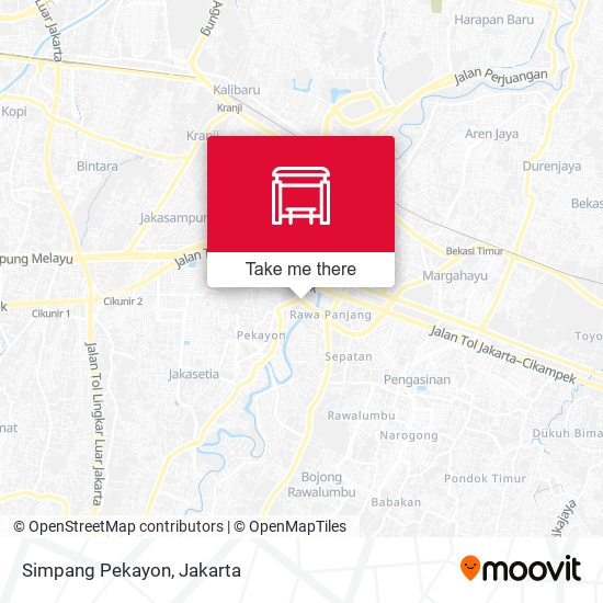 Simpang Pekayon map