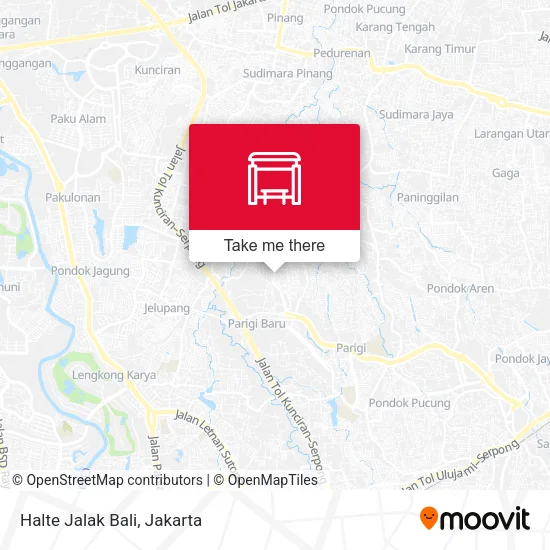 Halte Jalak Bali map