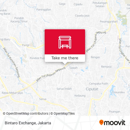 Bintaro Exchange map