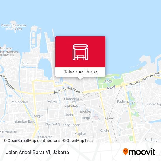 Jalan Ancol Barat VI map