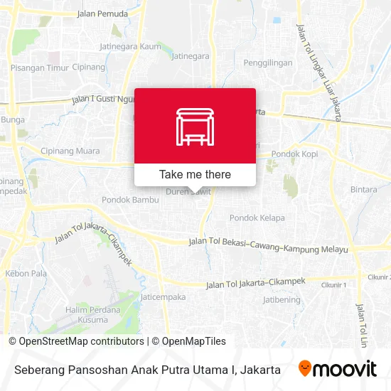 Seberang Pansoshan Anak Putra Utama I map