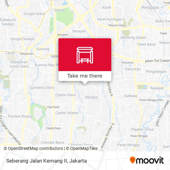 Seberang Jalan Kemang II map