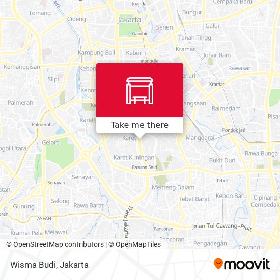 Wisma Budi map