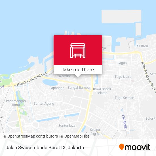 Jalan Swasembada Barat IX map