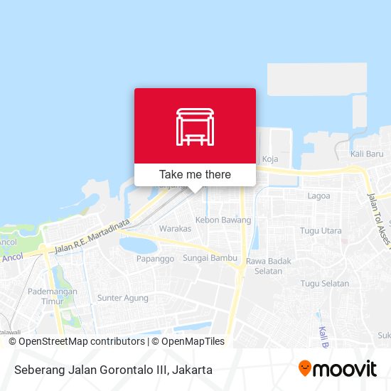 Seberang Jalan Gorontalo III map