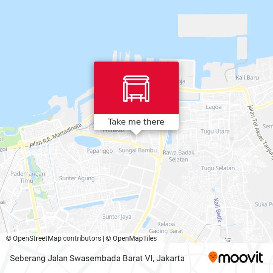 Seberang Jalan Swasembada Barat VI map