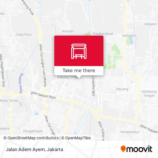 Jalan Adem Ayem map