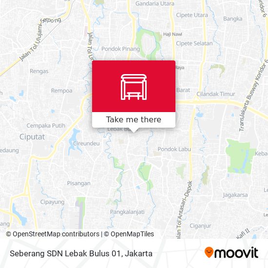 Seberang SDN Lebak Bulus 01 map