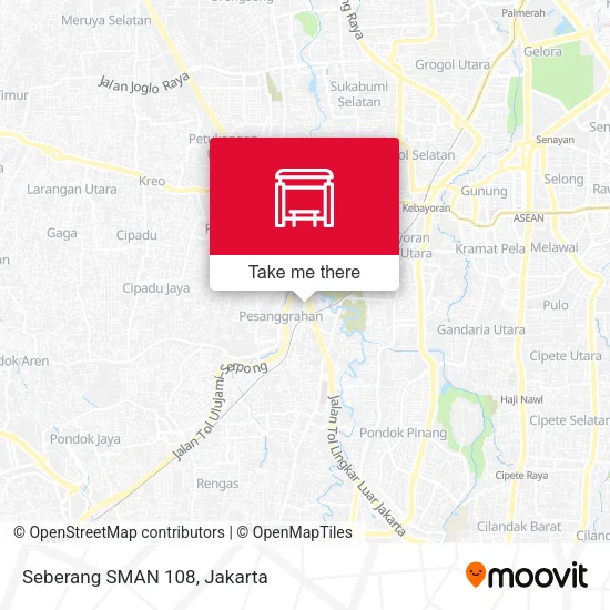 Seberang SMAN 108 map