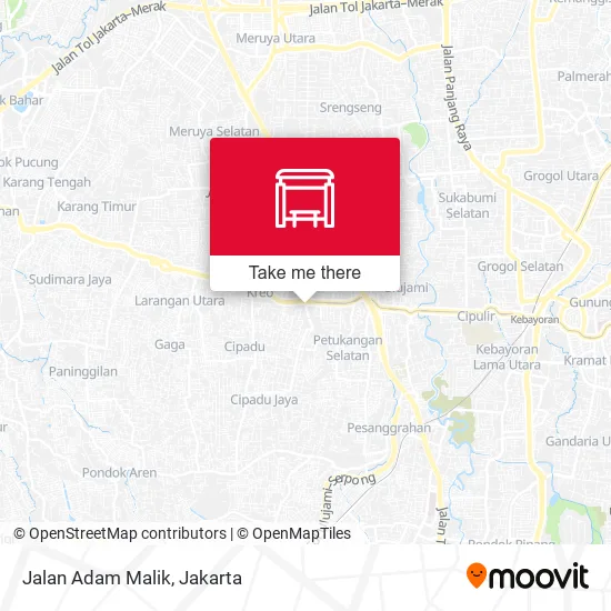 Jalan Adam Malik map