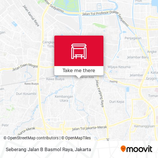 Seberang Jalan B Basmol Raya map