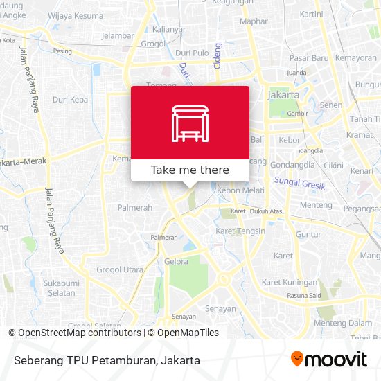 Seberang TPU Petamburan map