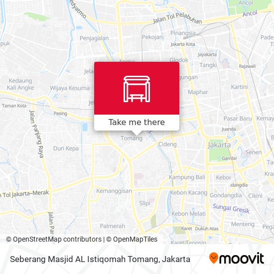 Seberang Masjid AL Istiqomah Tomang map