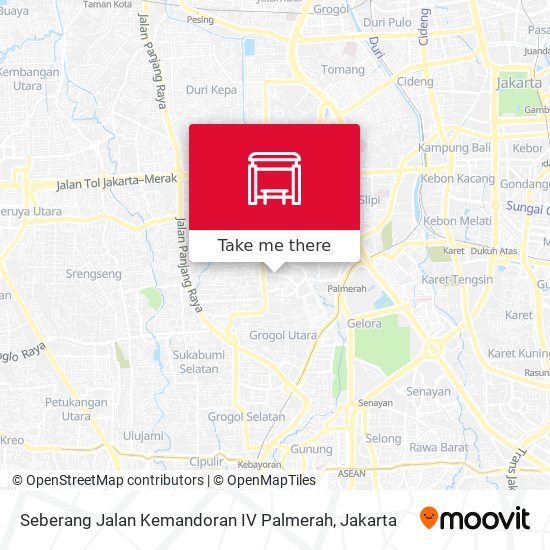 Seberang Jalan Kemandoran IV Palmerah map