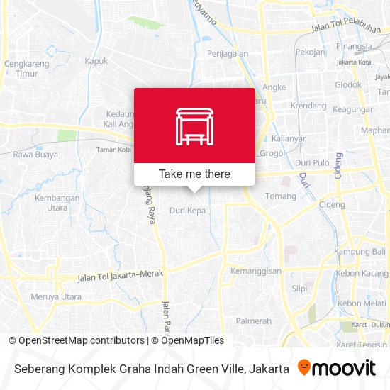Seberang Komplek Graha Indah Green Ville map