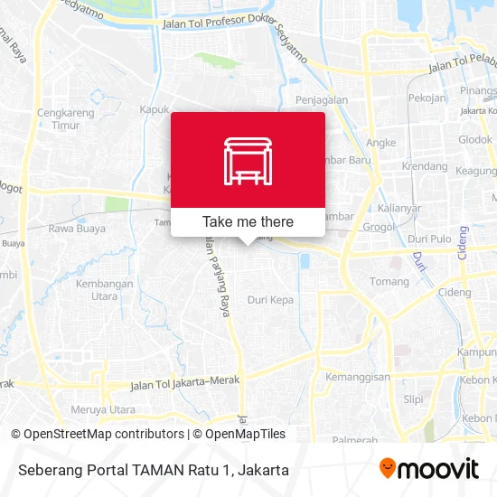 Seberang Portal TAMAN Ratu 1 map