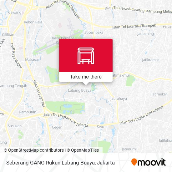 Seberang GANG Rukun Lubang Buaya map