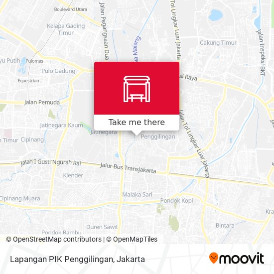 Lapangan PIK Penggilingan map