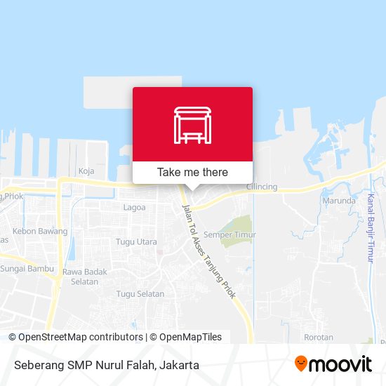 Seberang SMP Nurul Falah map