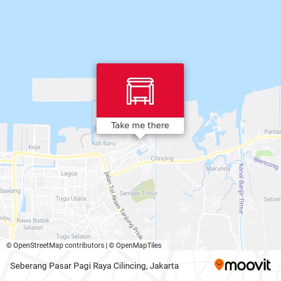 Seberang Pasar Pagi Raya Cilincing map