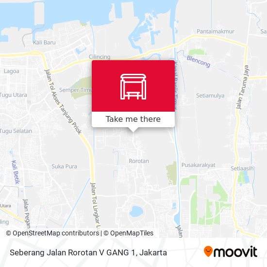 Seberang Jalan Rorotan V GANG 1 map